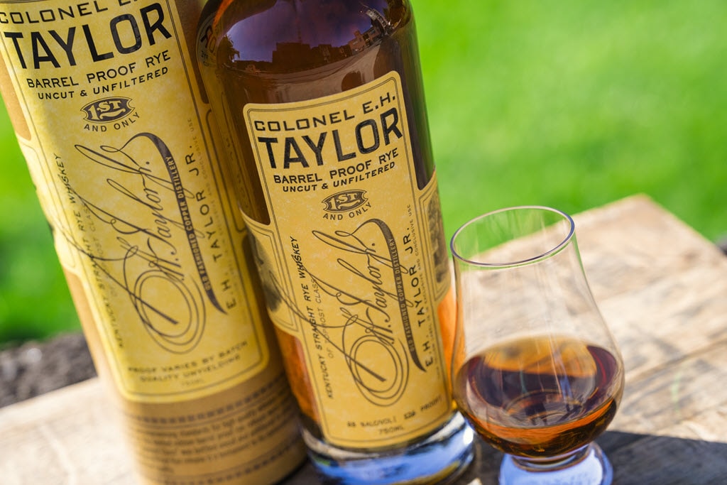Colonel E.H. Taylor bourbon bottle